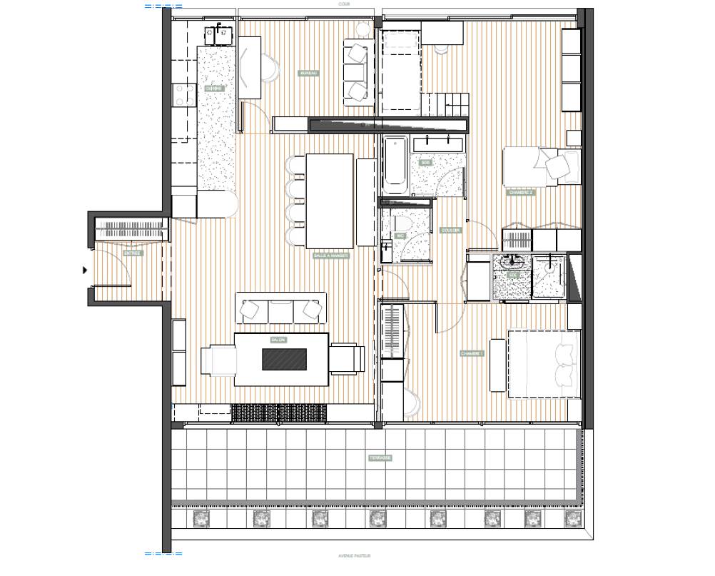 plan appartement architecte